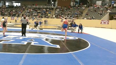 132 lbs Cons. Round 2 - Sutton Fuller, Union County vs Addison Reed, Lafayette