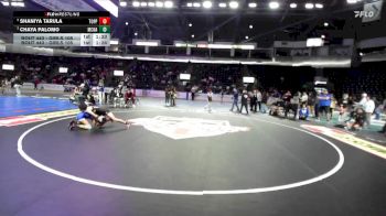 Girls 105 lbs Quarterfinal - Chaya Palomo, McNary vs Shaniya Tarula, Toppenish (Girls)