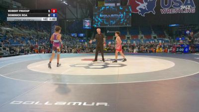 100 lbs Cons. Rd Of 64 - Robert Frijouf, FL vs Dominick Roa, AZ