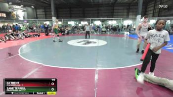 190 lbs Semis (4 Team) - Zane Terrell, GREAT BRIDGE WC vs DJ Trent, FCA WRESTLING