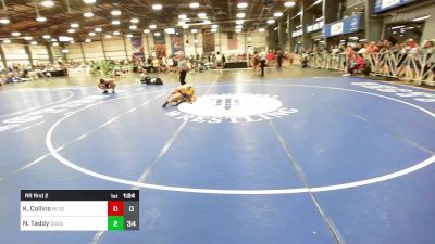 145 lbs Rr Rnd 2 - Keian Collins, Blue Wave vs Nico Taddy, Quest School Of Wrestling Gold