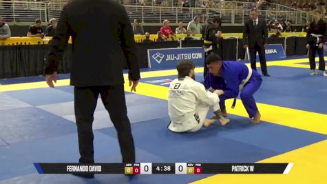 Patrick W vs FERNANDO David 2025 Pan Jiu Jitsu IBJJF Championship