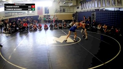 133 lbs 5th Place Match - Connor McKinney, Beaver County Christian School vs Deaken Ruzich, Sharon Hs