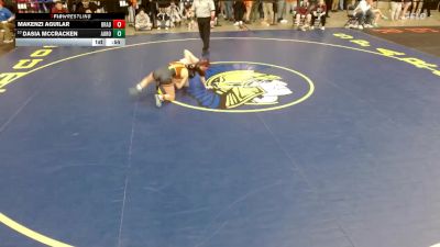 95 lbs Champ. Round 3 - Dasia McCracken, Robinson vs Makenzi Aguilar, Unattached
