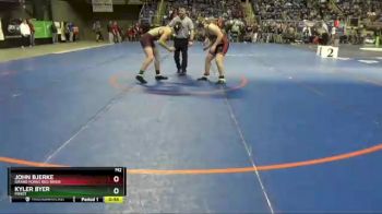 195 lbs Cons. Round 1 - John Bjerke, Grand Forks Red River vs Kyler Byer, Minot