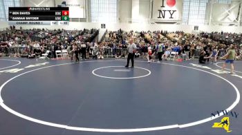 106 lbs Champ. Round 1 - Ben Daves, Bethlehem Eagles Wrestling Club vs Damian Snyder, Alliance Saratoga Wrestling Club