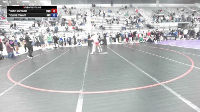 68 kg Champ. Rd Of 16 - May Cuyler, Vision Wrestling vs Elise Twait, Argo Wrestling Club