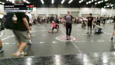 150 lbs Round 5 (6 Team) - Chase Frye, Backyard Brawlers Gold vs Laderrick Brown, Refinery Wrestling
