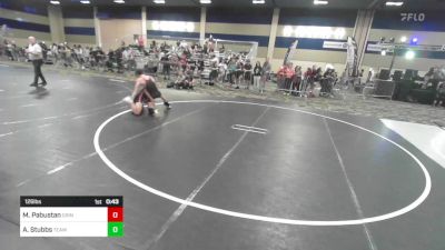 126 lbs Consi Of 64 #2 - Michael Pabustan, Grindhouse WC vs Asher Stubbs, Team Thunder WC