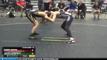 92 lbs Round 5 - Kaiden Skodak, Simmons Academy Of Wrestling vs Austin Latarewicz, American Gladiators