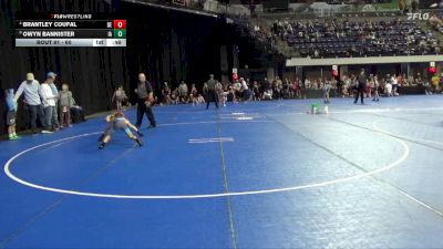 60 lbs Cons. Round 4 - Brantley Coufal, Dc Elite vs Owyn Bannister, Immortal Athletics