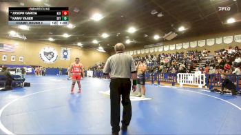 285 lbs Champ. Round 2 - Joseph Garcia, Kerman vs Kamu Vager, Sunnyside