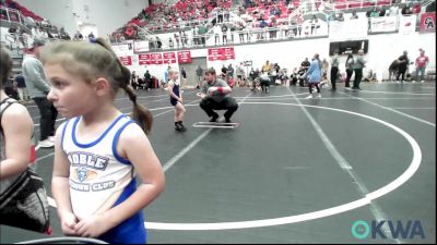 37 lbs Consi Of 4 - Owen Harader, Ponca City Wildcat Wrestling vs Sean Rodriguez, Chickasha Youth Wrestling