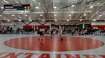 197 lbs 5th Place Match - Ryan Cody, Colorado School Of Mines vs Mason Villwok, Chadron State