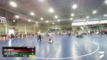 120 lbs Cons. Round 3 - Jet Abbott, Champions Wrestling Club vs Carter Kimball, Grace High School