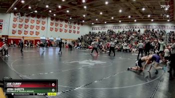 120 lbs Cons. Round 7 - Joe Curry, Licking Valley vs Josh Sheets, Columbus St. Francis DeSales