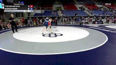 155 lbs Cons. Sub-rd Of 16 - Peyten Van Dyke, IA vs Madison Reems, ND