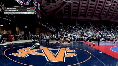 4A-190 lbs Champ. Round 1 - Jamorrie Cole, Eastside Hs vs Owen Jones, Woodland, Cartersville