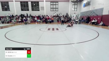 120 lbs Consi Of 16 #1 - Aidan Schirra, Providence Day School vs Henry Evans, Kinkaid School