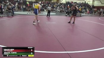 JV-25 lbs Round 1 - Gracie Heim, West Delaware vs Bristol Curtis, Cascade