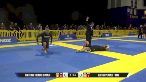 Anthony James Timm vs Matthew Thomas Kramer 2025 Pan IBJJF Jiu-Jitsu No-Gi Championship