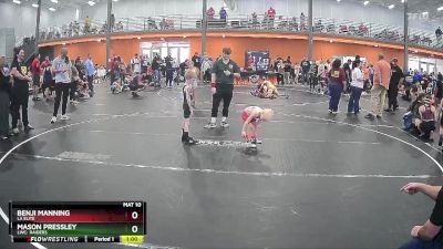 40 lbs Cons. Semi - Benji Manning, LA Elite vs Mason Pressley, LWC: Raiders