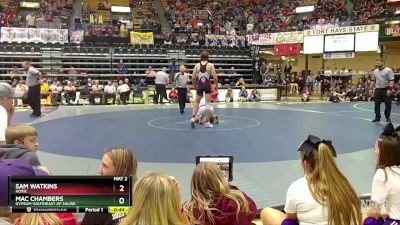 175 lbs 3rd Place Match - Mac Chambers, Gypsum-Southeast Of Saline vs Sam Watkins, Hoxie