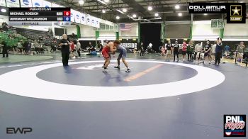 144 kg 5th Place - Michael Roesch, Maurer Coughlin Wrestling Club vs Jeremiah Williamson, Gold Rush Wrestling