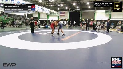144 kg 5th Place - Michael Roesch, Maurer Coughlin Wrestling Club vs Jeremiah Williamson, Gold Rush Wrestling