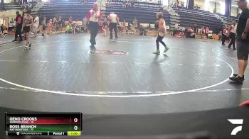 65 lbs Cons. Semi - Geno Crooks, Warrior Ridge vs Ross Branch, Mat Monstars