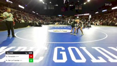 144 lbs Consi Of 32 #2 - Greg Torosian, Birmingham vs Kolin De La Fuente, River Valley