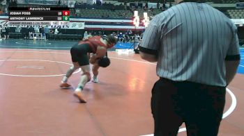 165 lbs Champ Round 1 (16 Team) - Anthony Lawrence, East Stroudsburg University vs Josiah Foss, Liberty