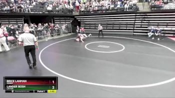 120 lbs Quarterfinal - Lander Bosh, Layton vs Brice Lanman, Weber