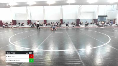 165 lbs Semifinal - Peyton Hall, West Virginia vs Garrett Thompson, Ohio