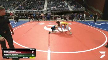 144 lbs 2nd Place Match - Hudson Newell, Wyoming Underground Wrestling vs Hunter Boss, Jackson Hole Wrestling Club