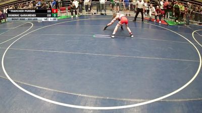 93 lbs Champ. Rd Of 16 - Thatcher Purser, Sanderson Wrestling Academy vs Dominic Garamendi, Gold Rush Wrestling