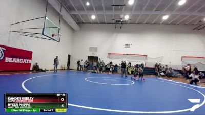 56 lbs Cons. Semi - Ryker Phipps, Windy City Wrestlers vs Kamden Keeley, Casper Wrestling Club