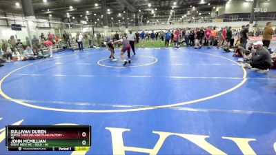 155 lbs Finals (2 Team) - John McMillian, GREAT NECK WC - GOLD vs Sullivan Duren, NORTH CAROLINA WRESTLING FACTORY