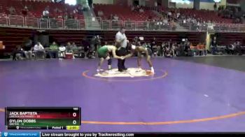 160 lbs Round 1 (8 Team) - Jack Baptista, Lincoln Southwest vs Dylon Dobbs, Gretna