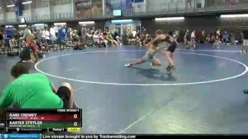 100 lbs Quarters & 1st Wb (16 Team) - Karter Stiffler, Assassins WC Black vs Gabe Crewey, Alabama Elite - Black&nbsp;