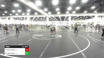 106 lbs Consi Of 4 - Cruz Hernandez, Savage House WC vs Mattison Alexander, Carlsbad Combat WC