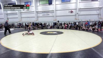 76 lbs Round Robin 1 - Liam Glivar, Rising Kingz - EL vs Jackson Strittmatter, Warrior Ridge - EL