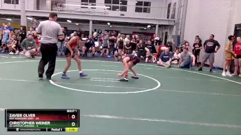 76 lbs Round 1 (8 Team) - Zavier Olver, Mat Assassins Grey vs Christopher Weiner, U2 Upstate Uprising