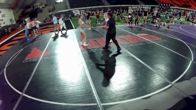 130-135 lbs 1st Place Match - Karris Carter, Colorado vs Stella Conley, Oregon