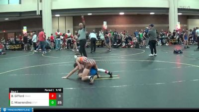 101 lbs Finals (2 Team) - Charles Miserendino, Steel Valley vs Brady Gifford, Panhandle All-Stars