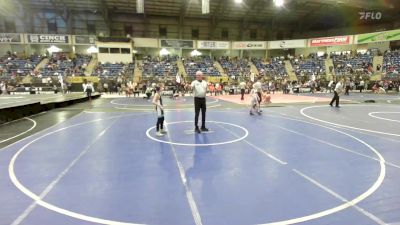 70 lbs Consi Of 8 #1 - Caden Cherrington, RCS MS Wrestling vs Teague Fetzer, Platte Valley