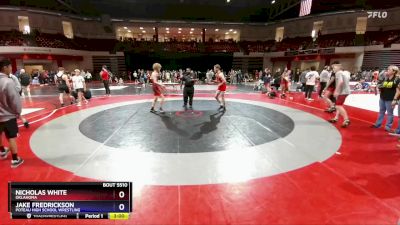 150 lbs Quarterfinal - Nicholas White, Oklahoma vs Jake Fredrickson, Poteau High School Wrestling