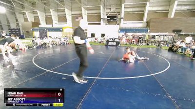 126 lbs 2nd Wrestleback (16 Team) - Noah Rau, North Dakota vs Jet Abbott, Utah Black