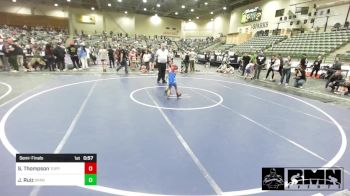 46 lbs Semifinal - Shekira Thompson, Toppenish USA vs Juliette Ruiz, Spanish Springs WC