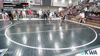 55 lbs Semifinal - Luxton Sullivan, Cushing Tigers vs Chance Chill, Perry Wrestling Academy